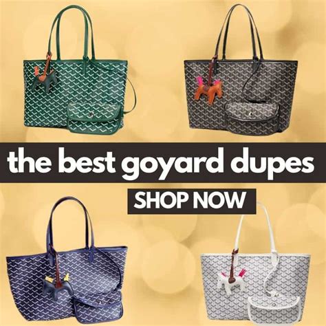 goyard ähnliche tasche|goyard monograph dupe.